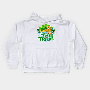 Trees For Tigres Kids Hoodie